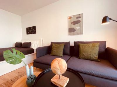 Hochwertig sanierte & m&ouml;blierte Wohnung mit Balkon