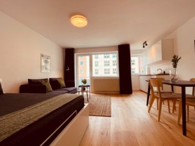 Hochwertig sanierte & m&ouml;blierte Wohnung mit Balkon