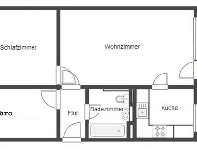 M&ouml;blierte kleine 3-Zimmer-Wohnung auf Zeit in Greifswald &ndash; ideal f&uuml;r Uni, Klinik und berufliche Aufenthalte