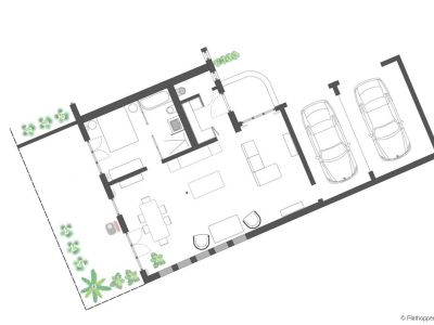 M&ouml;blierte 2-Zimmer-Wohnung mit Terrasse in Rosenheim