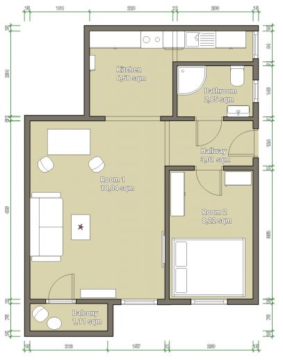 Comfortable High-Quality 2-Room Apartment | Berlin-Prenzlauer Berg (Fully Furnished)