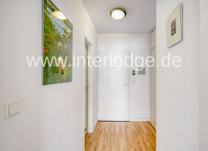 INTERLODGE D&uuml;sseldorf: Schickes, komplett m&ouml;bliertes und ger&auml;umiges Apartment mit Balkon.