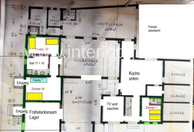 INTERLODGE Bad Gandersheim:
Ehemaliges G&auml;stehaus zu vermieten.