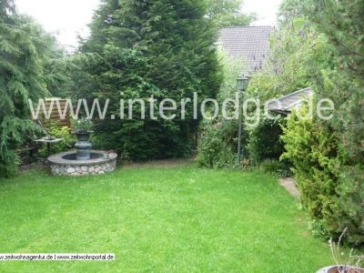 INTERLODGE F&uuml;r Pendler: Komplett m&ouml;bliertes Zimmer mit Kochm&ouml;glichkeit und Gartennutzung