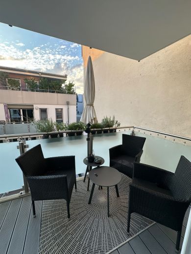 M&ouml;blierte 3-Zimmer Wohnung mit Balkon