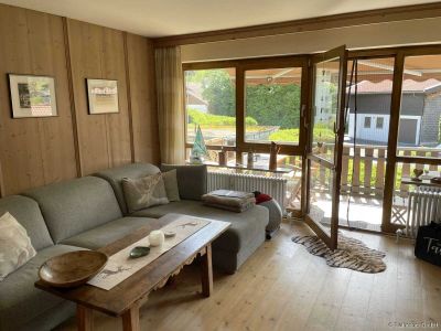 M&ouml;blierte 2-Zimmer-Wohnung mit Balkon in Bergen