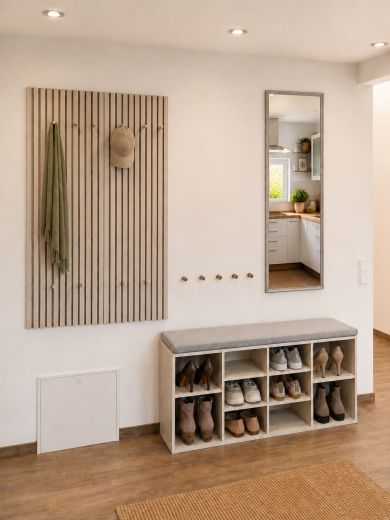 EG Flur mit Garderobe