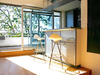 Penthouse-Loft-Wohnung &uuml;ber zwei Ebenen in Toplage von Oberkassel