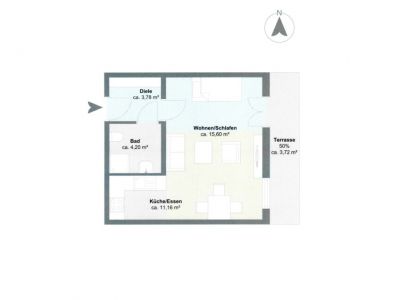 Gem&uuml;tliches Apartment mit Terrasse im Holzhaus - Baiernrain bei Otterfing