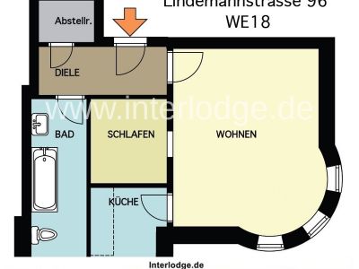 INTERLODGE Modern und komfortabel m&ouml;bliertes Apartment im Herzen von  D&uuml;sseldorf - Oberkassel
