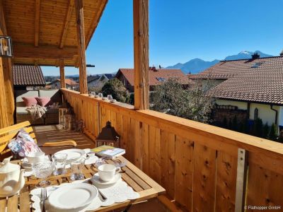 M&ouml;blierte 3,5-Zimmer-Wohnung mit Balkon in Bernau am Chiemsee