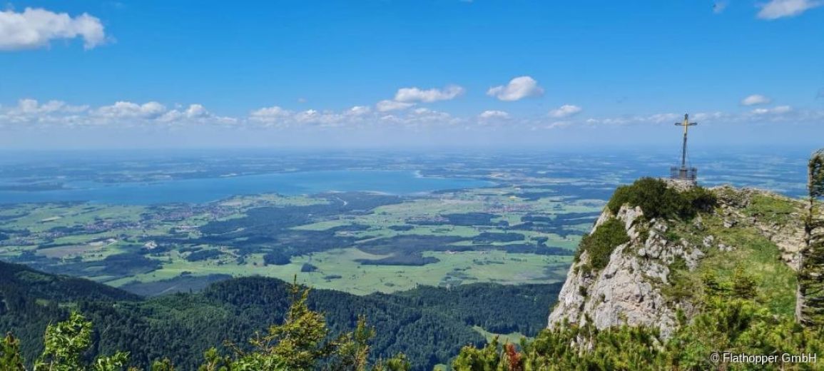 M&ouml;blierte 3,5-Zimmer-Wohnung mit Balkon in Bernau am Chiemsee