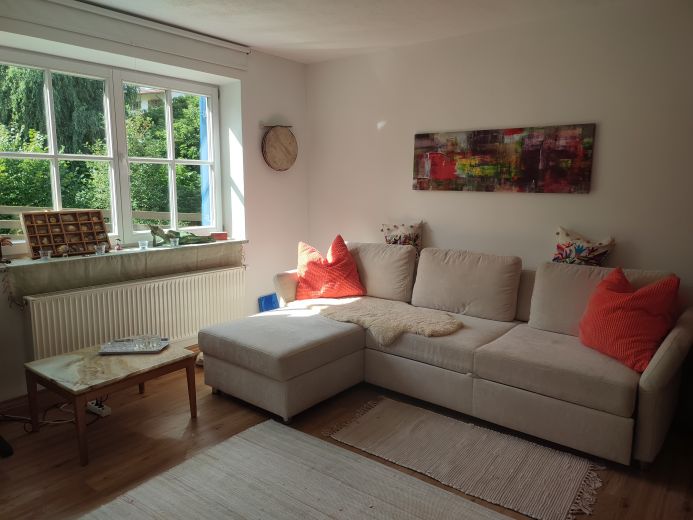 Wohnzimmer / Couch ausziehbar