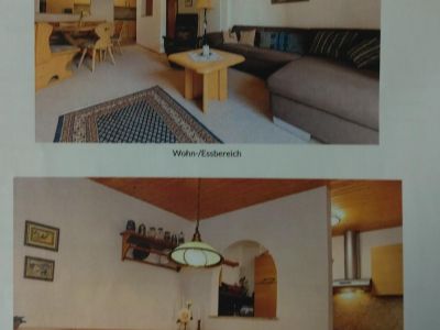 Voll m&ouml;blierte 2-Zimmer-Wohnung mit Bergblick, Balkon und Garage