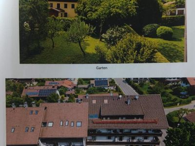 Voll m&ouml;blierte 2-Zimmer-Wohnung mit Bergblick, Balkon und Garage