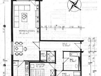 WEITBLICK: 3-Zimmer-Wohnung mit unverbauter Aussicht, Loggia, nagelneuer K&uuml;che & TG-Stellplatz