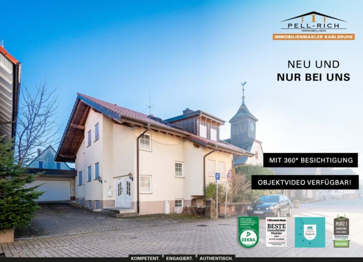 GL&Uuml;CKSDOMIZIL - Hochwertig ausgestattetes Einfamilienhaus mit Garten & Garage in Marxzell-Pfaffenrot