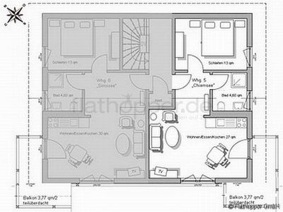 2-Zimmer Wohnung im Studiocharakter mit Balkon in Bad Endorf - Landkreis Rosenheim