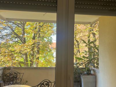 Stilvoll m&ouml;blierte 102 m2-Wohnung in Innenstadt Klinikviertel &ndash; ruhig & gr&uuml;n. Alle &ouml;ffentliche Verkehrsmittel vor der T&uuml;r
