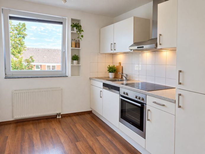 Vollm&ouml;blierte 3-Zi.-Wohnung mit Balkon in L&uuml;neburg &ndash; auf Zeit