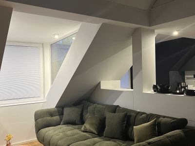 Altbau, DG, befristet bis 28.02.2027, voll m&ouml;biliert, Dachterrasse