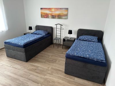 Betten k&ouml;nnen auch einzeln gestellt werden