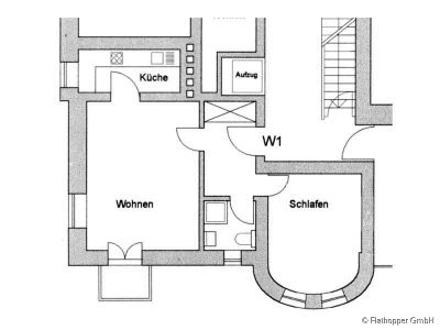 2-Zimmer Wohnung mit S&uuml;d-Ost-Balkon zum Park in M&uuml;nchen - Sendling