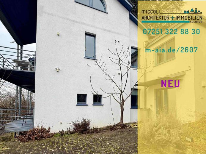 Teilm&ouml;bliertes SINGLE-Wohnen in ruhiger Aussichtslage Bruchsals - auch l&auml;ngerfristig (bis 3 Jahre)