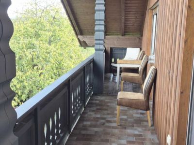 M&ouml;blierte 3-Zimmer-Wohnung mit Balkon in Viechtach