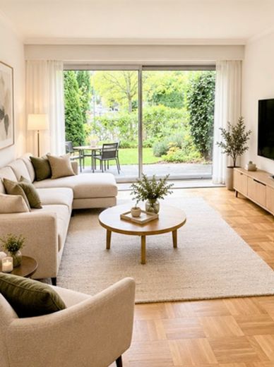 Niederkassel: 4,5- Zimmer-Garten-Wohnung mit 2 Garagenstellpl&auml;tzen in Premiumlage