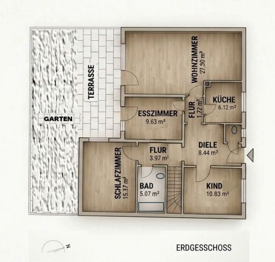 M&ouml;blierter Bungalow in Frankfurt-Berkersheim &ndash; Ideal f&uuml;r Business & Wohnen auf Zeit (All-Inclusive)