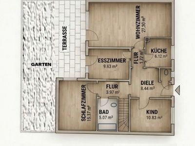 M&ouml;blierter Bungalow in Frankfurt-Berkersheim &ndash; Ideal f&uuml;r Business & Wohnen auf Zeit (All-Inclusive)